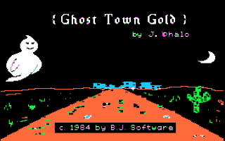 Ghost Town Gold Title Screen